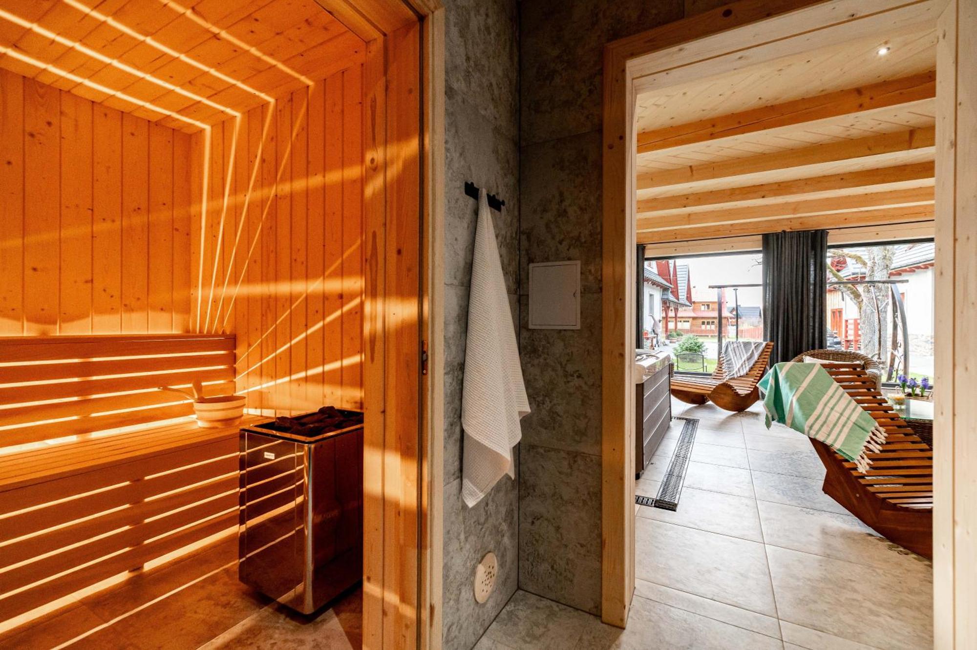 Apartament Gorski U Papierzy Sauna, Jacuzzi, Spa Witow  Bagian luar foto